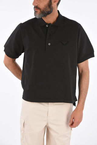 Cotton 3 button polo shirt
