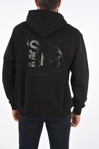 printed hooded sweatshirt