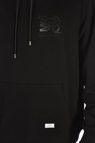 printed hooded sweatshirt