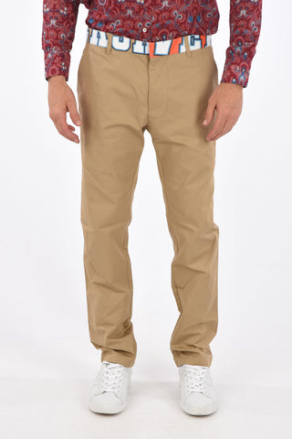 printed chinos