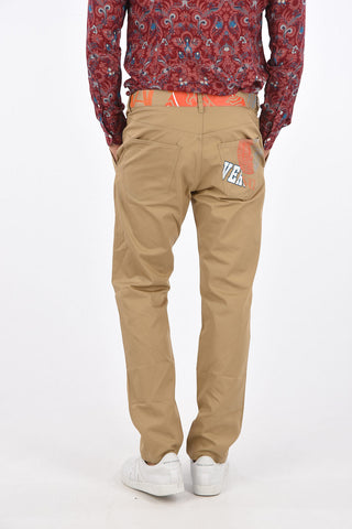 printed chinos