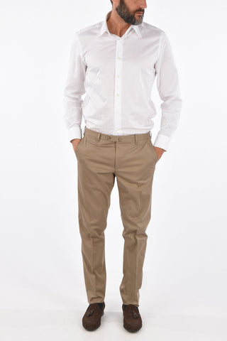 pantalone con passanti ACADEMY in cotone stretch