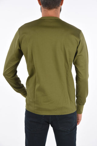 printed crew-neck sweatshirt
