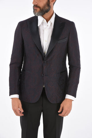 CC COLLECTION side vents peak lapel 2-button CERIM. REWARD blazer drop 7R