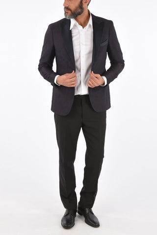 CC COLLECTION side vents peak lapel 2-button CERIM. REWARD blazer drop 7R