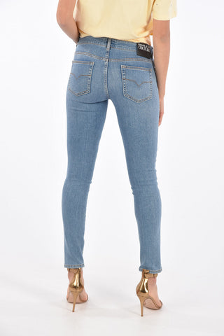 JEANS COUTURE jeans skinny fit con strass a vita regolare