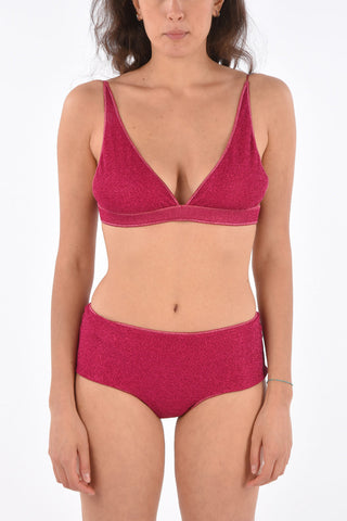 Lurex V Neck Bikini