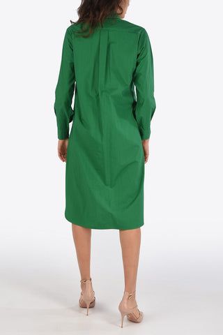 Asymmetric shirtdress