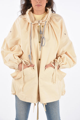 2 GENIUS 1952 snap button hooded outerwear