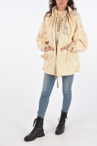 2 GENIUS 1952 snap button hooded outerwear