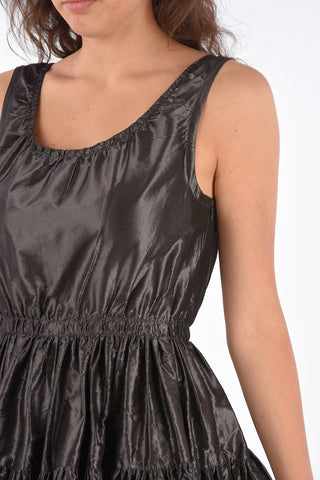 silk above knee  a-line dress