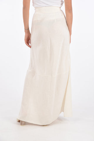 Peplo Hem Midi Skirt