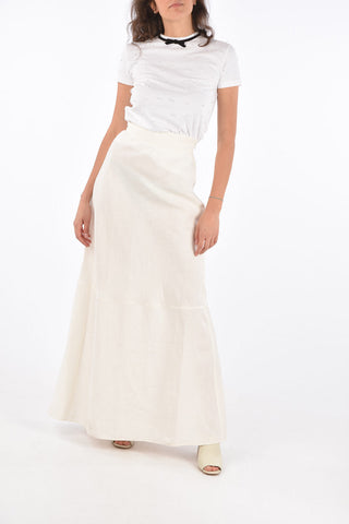 Peplo Hem Midi Skirt