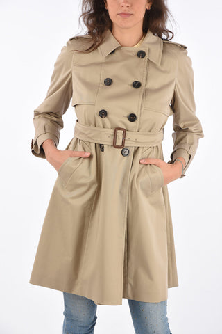 double breasted coat with belt