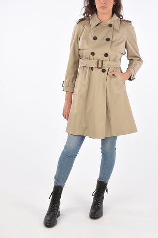 double breasted coat with belt