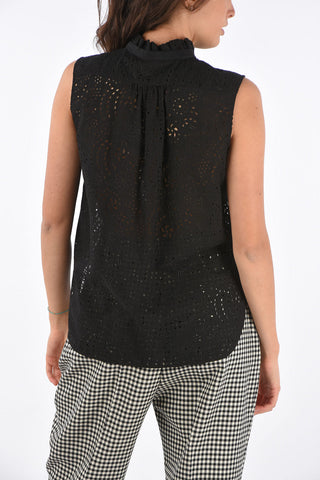 top sangallo collo con fiocco