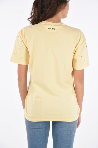 jewels embellished t-shirt