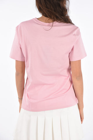 Embroidered crew-neck t-shirt