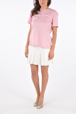 Embroidered crew-neck t-shirt