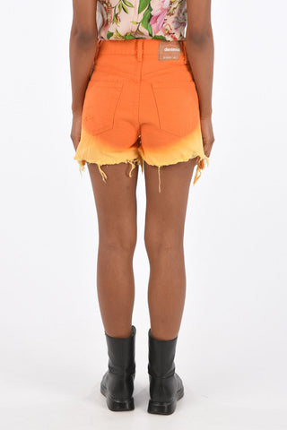 High Rise Distressed Hot Pants