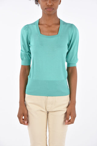 Silk 3/4 Sleeve Sweater