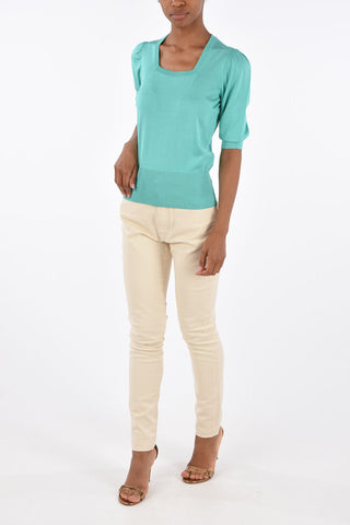 Silk 3/4 Sleeve Sweater