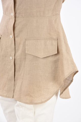 Patch Pocket SIERRA Peplum Shirt