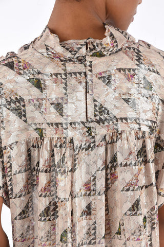 Silk IMANY Blouse with Lurex Details