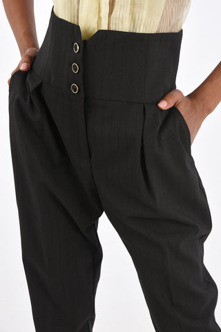 Pantaloni Tuxedo VERIFICARE con Gessatura in Lurex