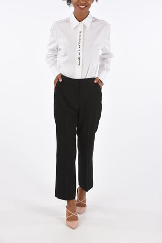 High Waist Cropped Pants