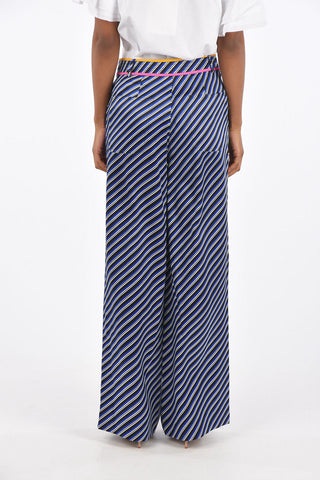 Striped Silk Pants