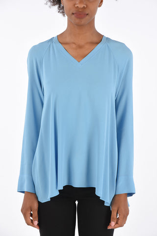 Blusa Asimmetrica COOPER con Collo a V