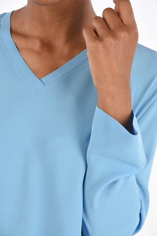 Blusa Asimmetrica COOPER con Collo a V