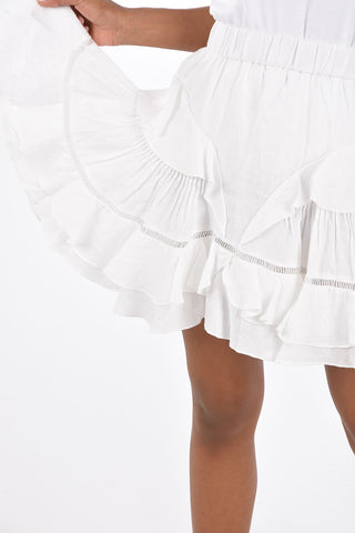 ÉTOILE Draped JU ALIKAYA Flounced Skirt
