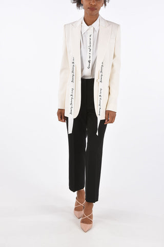 WE ARE THE WEATEHER Lined Peaked Lapel Blazer