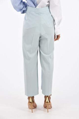 2 Pocket Straight Fit Cropped Pants