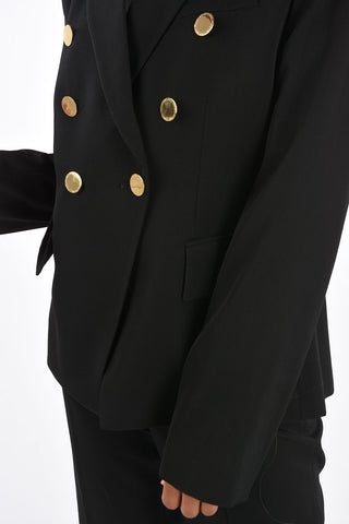 Lined Double Breasted Blazer