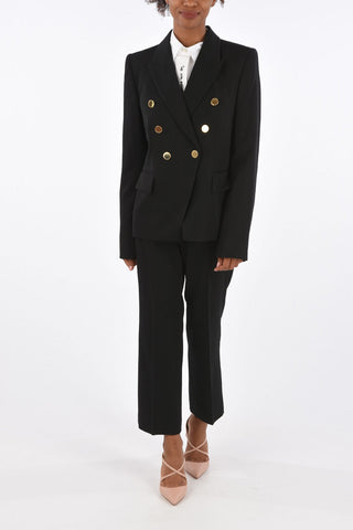 Lined Double Breasted Blazer