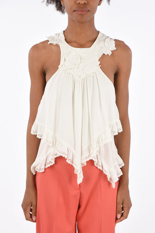 Embroidered LUPITA Layered Top