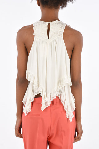 Embroidered LUPITA Layered Top