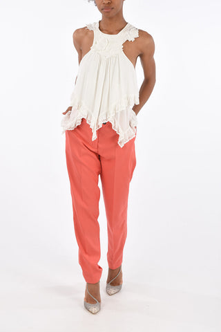 Embroidered LUPITA Layered Top