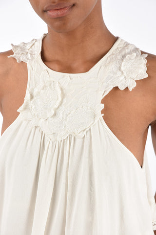 Embroidered LUPITA Layered Top