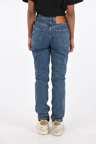 Jeans STRIPPER a Vita Alta con Zip Laterali