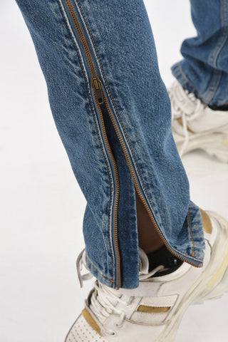 Jeans STRIPPER a Vita Alta con Zip Laterali