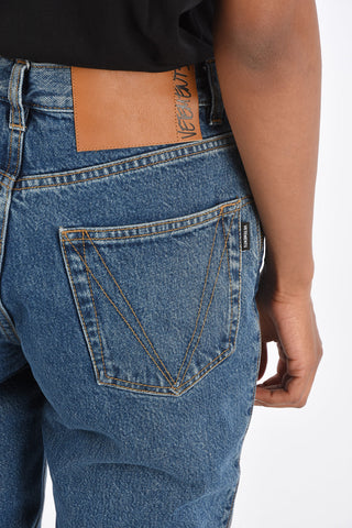 Jeans STRIPPER a Vita Alta con Zip Laterali