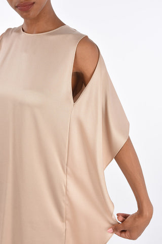 Jetted Pocket Draped Tunic
