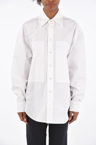 Removable Collar Oversized Shirt