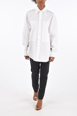 Removable Collar Oversized Shirt