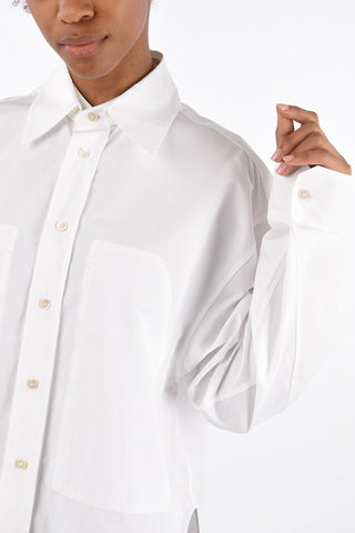 Removable Collar Oversized Shirt
