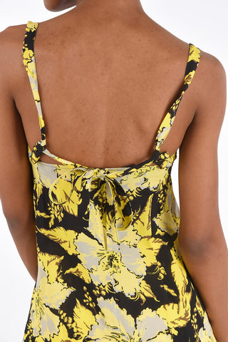Top Drappeggiato a Fiori 